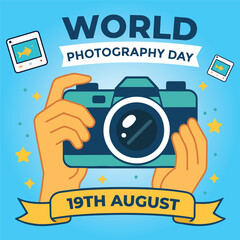 World photography day post design