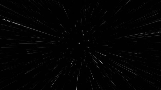 Abstract stupid simple light speed lines motion zoom time warp tunnel line motion background