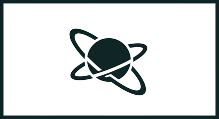 Abstract Atom Symbol Icon - Science, Technology, Research, Energy © ristaariana