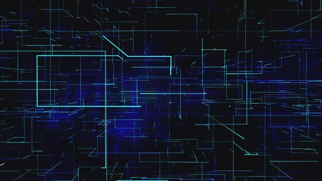 Abstract digital structure. Computer generated 3d render