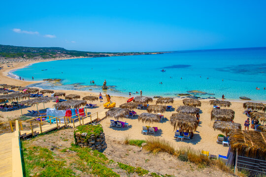 An amazing view of Agios Philon Beach (Ayfilon) in Dipkarpaz, North Cyprus.
