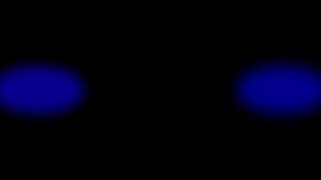 Flashing strobe lights from an emergency vehicle defocused to create a smooth bokeh background Red flashing warning light, siren.  Soft Light Abstract Background 4k video Emergency Lights...