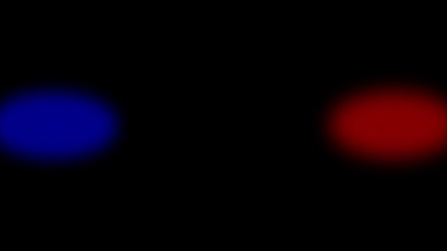 Flashing strobe lights from an emergency vehicle defocused to create a smooth bokeh background Red flashing warning light, siren.  Soft Light Abstract Background 4k video Emergency Lights...