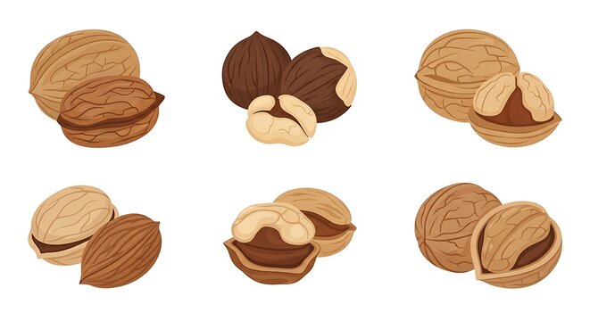 Almonds in Shell and Peeled Variations.