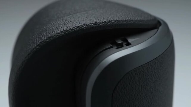 Textured dark surface of a material detail