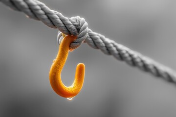 Orange Climbing Hook