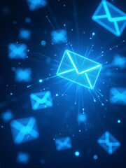 Blue Mail Icon