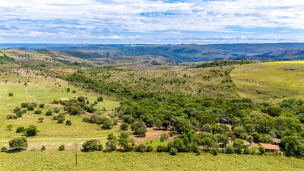 Naklejka premium Vista do Cânion Guartelá, Tibai, Paraná!