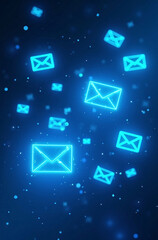 Blue Mail Icon