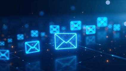 Blue Mail Icon