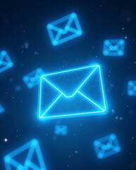 Blue Mail Icon