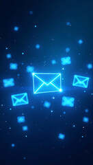 Blue Mail Icon