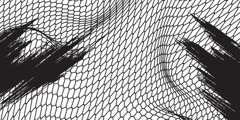 Mesh texture for fishing nets. Seamless pattern for sportswear or soccer goal, volleyball net, basketball hoop, hockey, athletics. Abstract net background for sports © Bunga