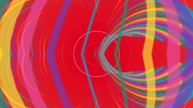 Vibrant Abstract Motion Graphics Animation Loop.
