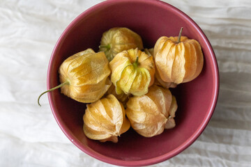 Close-Up of Physalis Peruviana Fruit