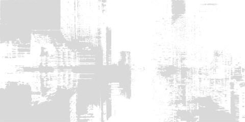 Obraz premium High-key abstract city skyline silhouette with architectural sketches and urban construction elements on white backdrop