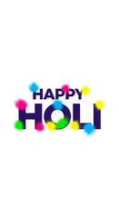 Holi festival greeting