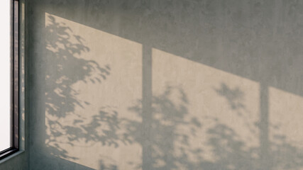 Fototapeta premium Large illustration 3D rendering luxury modern bright interiors Living room mockup with Couch and Ceiling Fan Ventilation