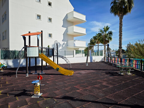 Parque infantil en Torremolinos, Espa&ntilde;a