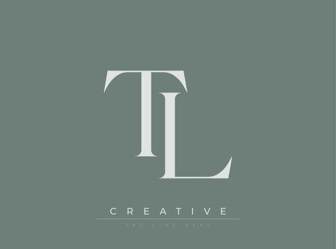 TL Creative Luxury Logo. This logo crafted for creative branding and luxury business identity. Ideal for boutique fashion labels, premium stationery, corporate mark, and marketing materials.