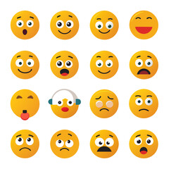 Fototapeta premium Social reaction emoji 