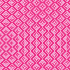 Fototapeta premium Bright magenta layered diamond seamless pattern. Modern geometric repeat with soft pink tones, great for textiles, backgrounds, packaging and trendy decor.