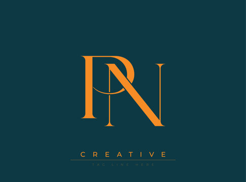PN Creative Luxury Logo. This logo crafted for creative branding and luxury business identity. Ideal for boutique fashion labels, premium stationery, corporate mark, and marketing materials.