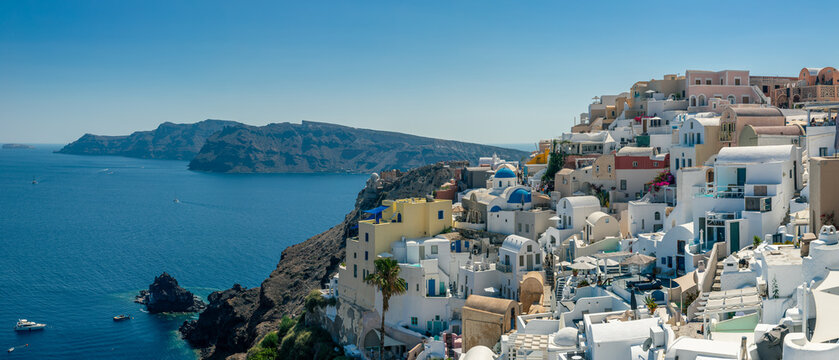 Santorini panoramic view