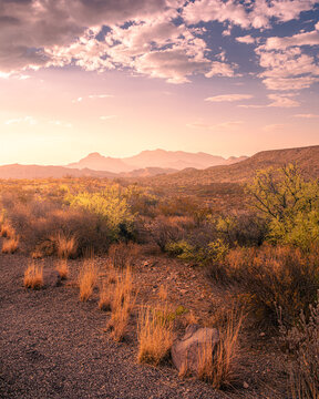 Sunset at Big Bend, Texas