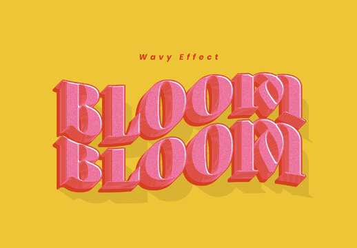 Retro Wave Text Effect