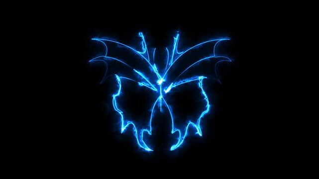 Speed Paint Drawing Neo tribal tattoo butterfly graphic design art gothic emo goth 2000s Aesthetic style y2k wings ink black and white 4k