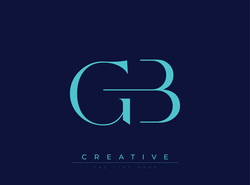 GB Creative Luxury Logo. This logo crafted for creative branding and luxury business identity. Ideal for boutique fashion labels, premium stationery, corporate mark, and marketing materials.