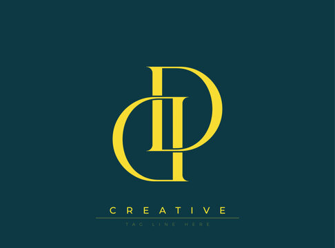 DD Creative Luxury Logo. This logo crafted for creative branding and luxury business identity. Ideal for boutique fashion labels, premium stationery, corporate mark, and marketing materials.