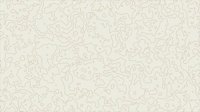 Dynamic abstract animation of topographic map contour lines moving seamlessly across a digital terrain motion