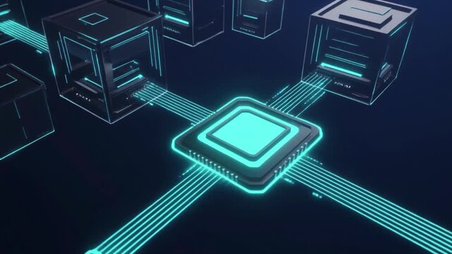 Holographic Data Cube Matrix Advanced Computing Concept