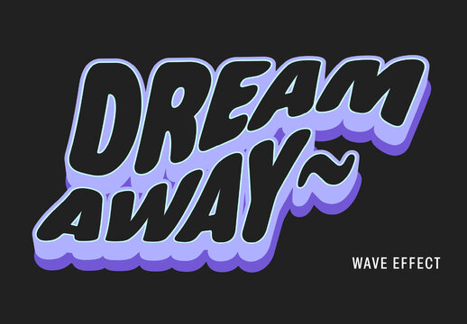 Bold Wave Text Effect