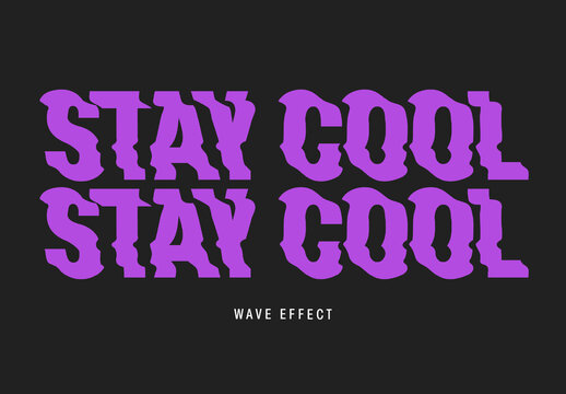 Distorted Wave Text Effect