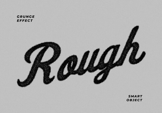 Script Ink Stamp Text Effect