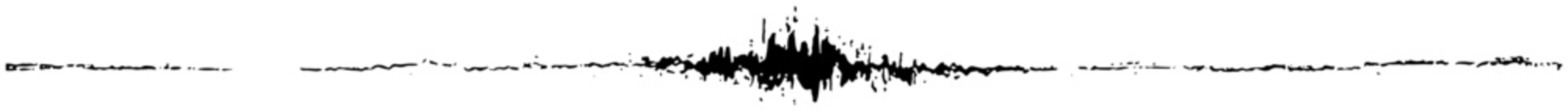 Fototapeta premium Hand drawn seismic wave illustration representing earthquake vibration or audio signal intensity