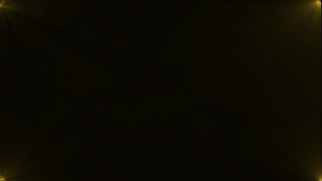 Abstract light rays emanating from on black background. Light rays and sun ray light effects  4k animation