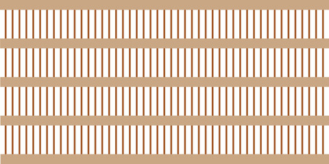 Brown bamboo mat texture background with natural striped wooden pattern and vintage grunge surface design