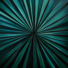 Obraz premium A green and black painting of a spiral with green and black stripes. The painting has a bright and lively feel to it, with the green and black colors creating a sense of movement and energy