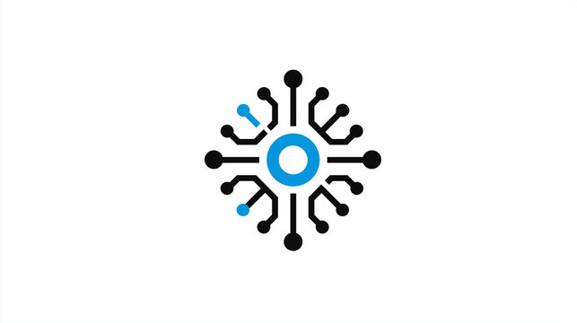Modern Technology Logo Representing Innovation and the Future