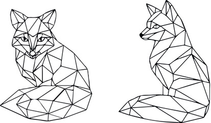 vector illustration of a wolf © BARSHA