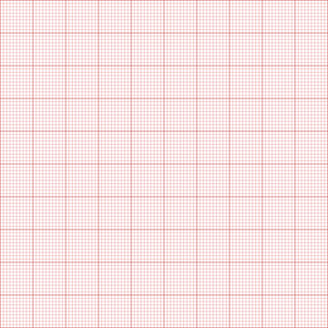 Millimeter graph paper vector background. vector red grid paper texture