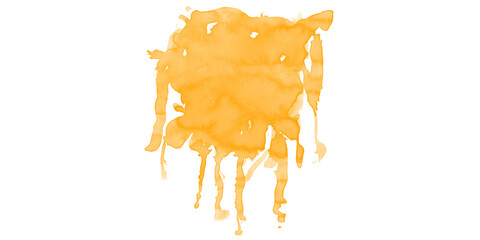Orange ink splash liquid texture abstract art backdrop organic drip fluid design graphic element © Master