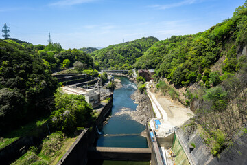 宇治川 天ヶ瀬ダムからの眺め