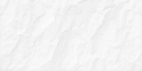 Obraz premium White crumpled paper texture background with organic folds and soft shadows for minimalist creative graphic design