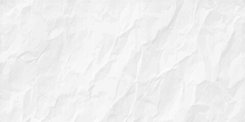 Obraz premium White crumpled paper texture background with organic folds and soft shadows for minimalist creative graphic design
