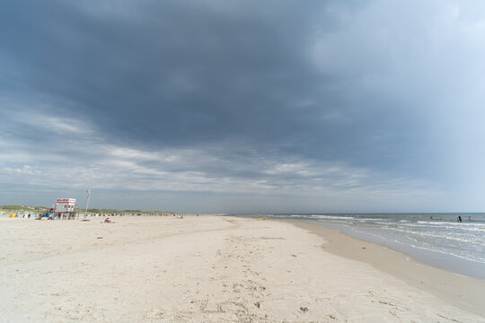 Gewaltige Wolkenformation &uuml;ber Amrum